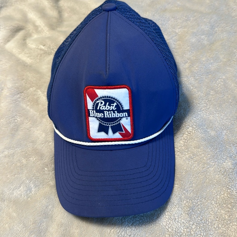 Pabst Blue ribbon hat